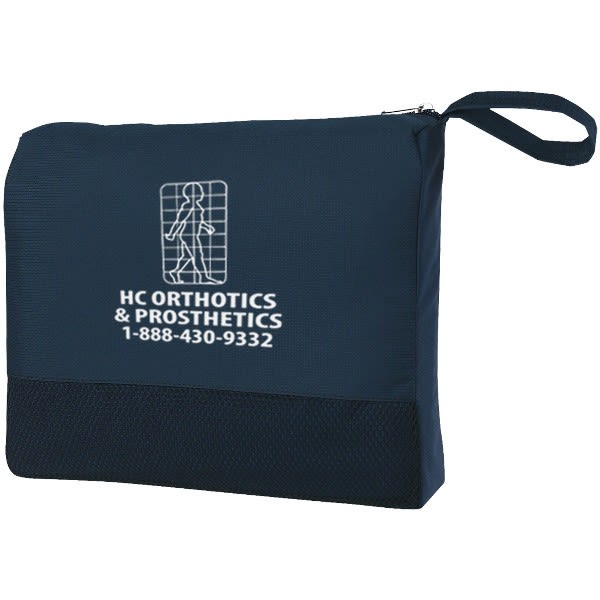 Travel Blanket with Custom Imprint Custom Stadium Blankets